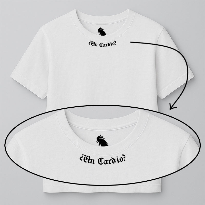 ¿UN CARDIO? (MORRA) COLOR BLANCO