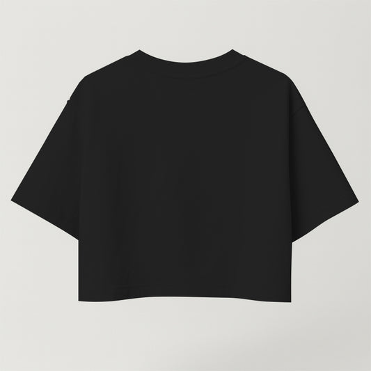 BLANK CROP-TOP OVERSIZE - PREMIUM